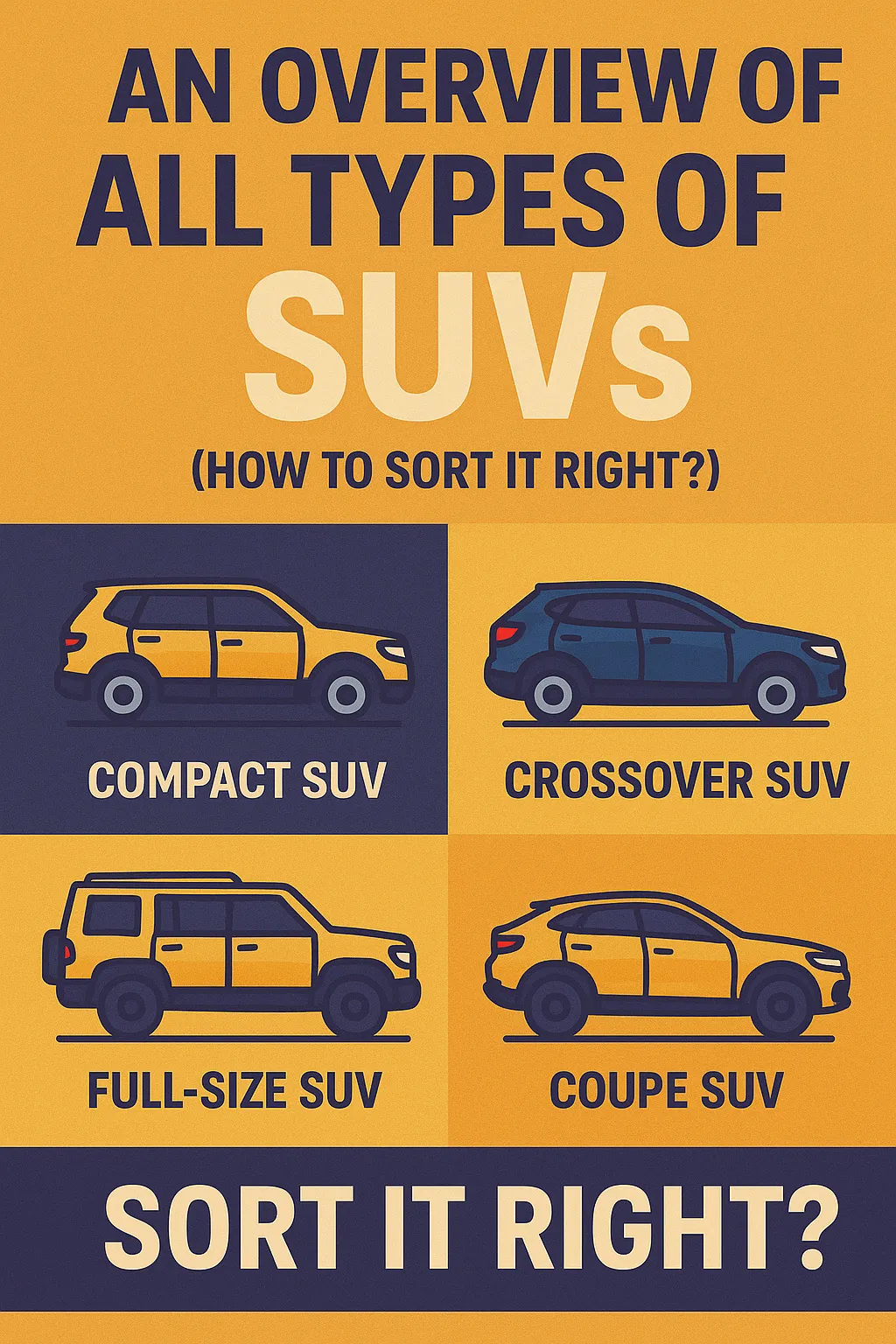 An Overview Of All Types Of SUVs: How To Sort It Right?